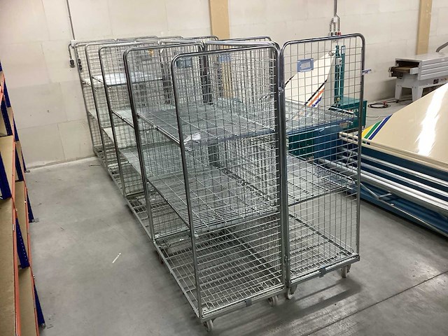 (8x) rolcontainer gegalvaniseerd - afbeelding 1 van  6