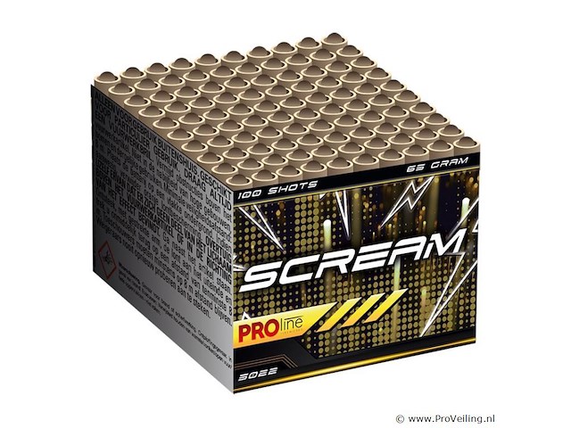 8x scream fluitcake - afbeelding 1 van  1