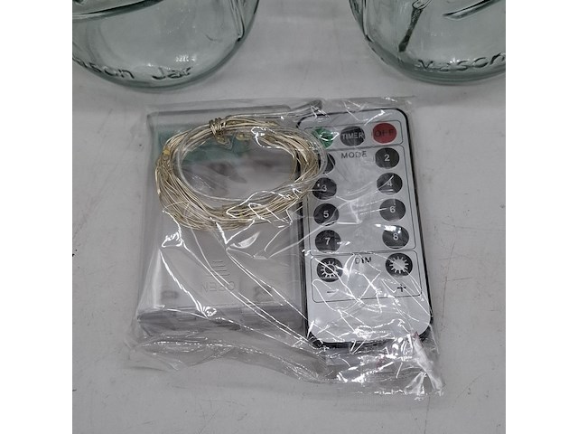 8x set glazen decoratiepotjes - afbeelding 11 van  15