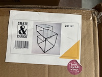 8x set van 2 bijzettafels, crate & cargo - afbeelding 2 van  3