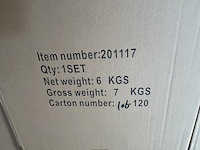 8x set van 2 bijzettafels, crate & cargo - afbeelding 2 van  3