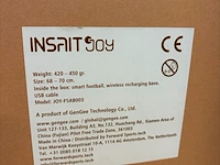 8x slimme voetbal met bewegingssensoren maat 5 met oplader en kabel, insait joy - afbeelding 7 van  9