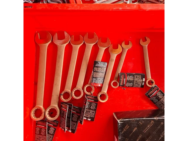8x steek-ringsleutel, vonkvrij egamaster - afbeelding 1 van  4