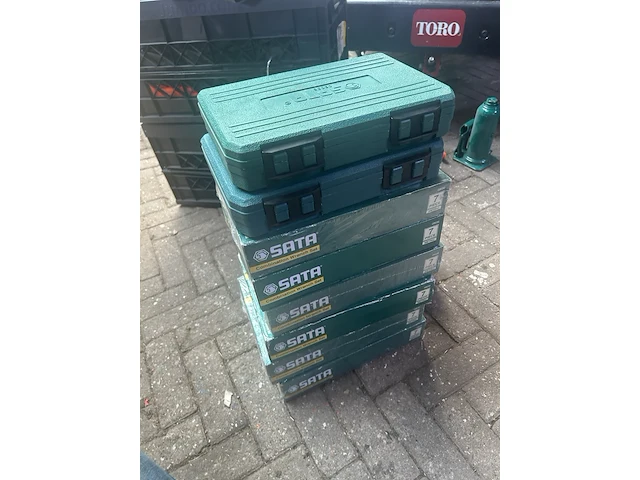 8x steek sleutelset in koffer , sata - afbeelding 3 van  3