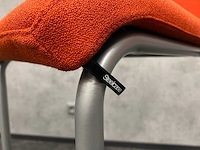 8x steelcase - barkruk zh78 - oranje, grijs - afbeelding 5 van  10