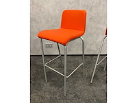 8x steelcase - barkruk zh78 - oranje, grijs - afbeelding 7 van  10