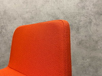 8x steelcase - barkruk zh78 - oranje, grijs - afbeelding 8 van  10