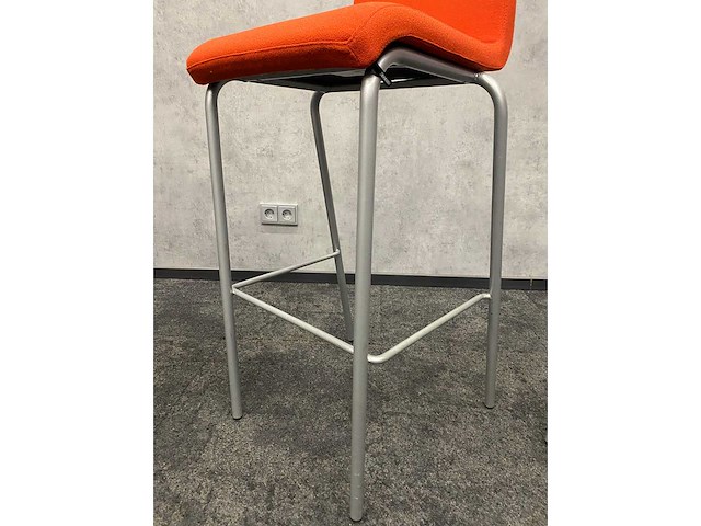8x steelcase - barkruk zh78 - oranje, grijs - afbeelding 10 van  10