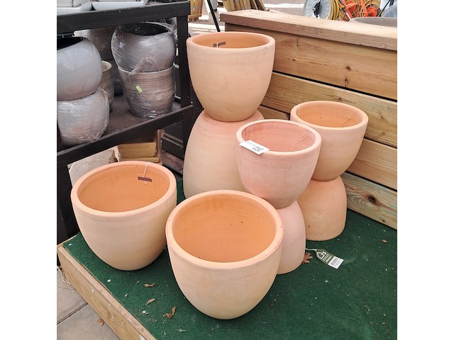 8x stenen bloempot, ts collection - afbeelding 3 van  10