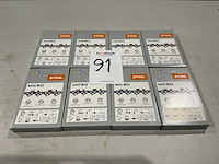 8x stihl 3610 000 0050 ketting voor kettingzaag - afbeelding 1 van  1