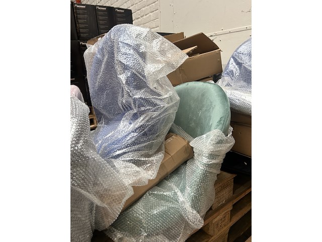 8x stoel compleet, 2 losse zittingen - afbeelding 3 van  6