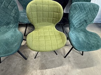 8x stoel nn, blauw en groen - afbeelding 3 van  7