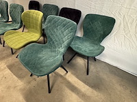 8x stoel nn, blauw en groen - afbeelding 4 van  7