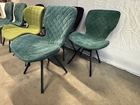 8x stoel nn, blauw en groen - afbeelding 5 van  7