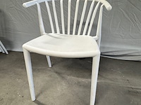 8x stoel, wit, stapelbaar - afbeelding 5 van  5