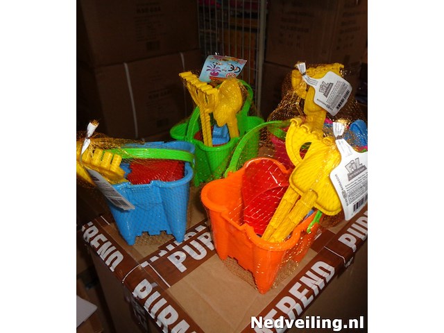 8x strandemmertje met toebehoren - afbeelding 3 van  3
