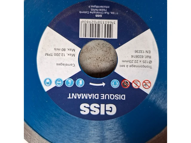 8x tegel diamantzaag carat, 110x22,2mm - afbeelding 7 van  7
