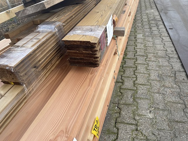 8x thermo vuren channelsiding, 20x190mm, lengte 360cm - afbeelding 3 van  3