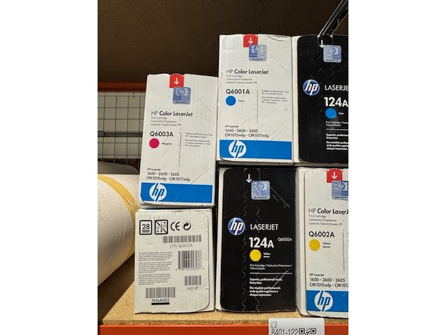 8x toner hp laserjet, q6002a - afbeelding 2 van  3