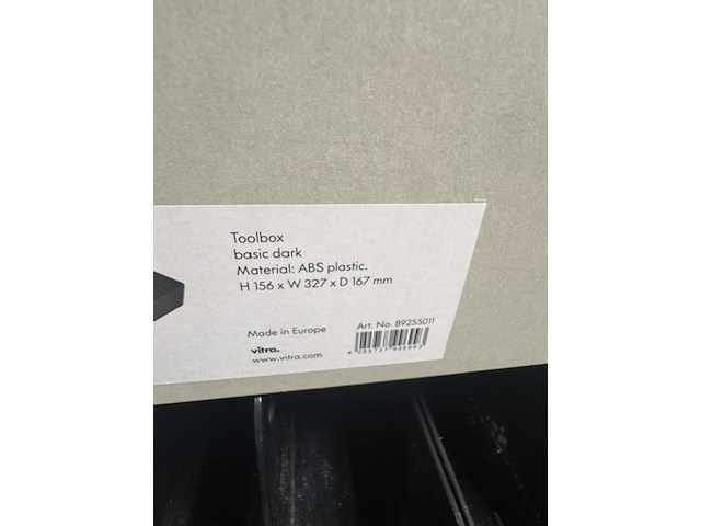 8x toolbox, vitra, by arik levi, zwart - afbeelding 5 van  5