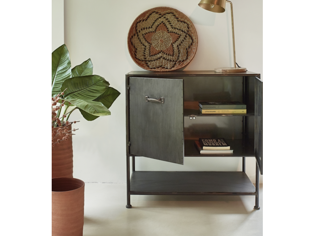 8x typographic - kast - metaal op pallet, pomax, zwart - afbeelding 1 van  3