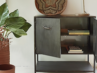 8x typographic - kast - metaal op pallet, pomax, zwart - afbeelding 1 van  3