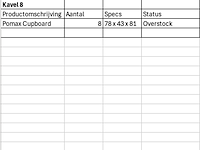 8x typographic - kast - metaal op pallet, pomax, zwart - afbeelding 3 van  3
