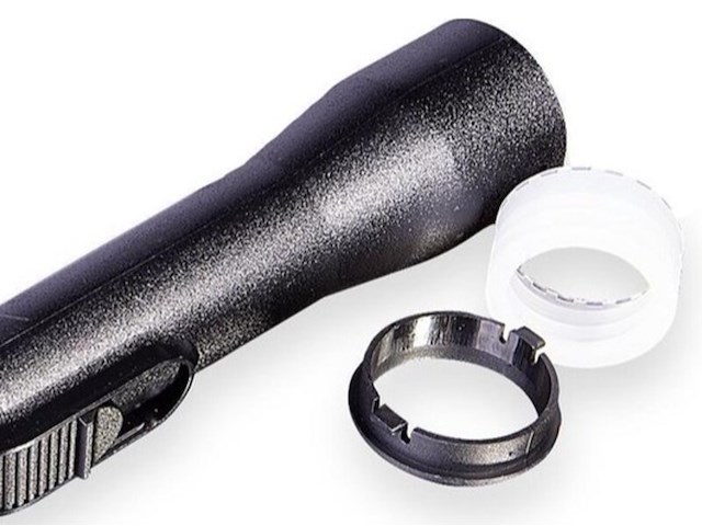 8x universeel handgreep compleet 32mm plastic, pistoolgreep, zwart - afbeelding 2 van  2
