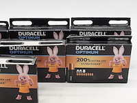 8x verpakking a 8 batterijen, duracell, optimum aa - afbeelding 5 van  7