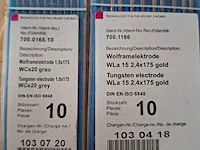 8x verpakking diverse laselektrode o.a. lincoln - afbeelding 6 van  7