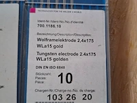 8x verpakking diverse laselektrode o.a. lincoln - afbeelding 7 van  7