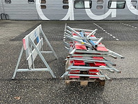 8x visser & visser afzetbord 150cm met voeten - afbeelding 1 van  6