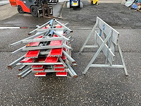 8x visser & visser afzetbord 150cm met voeten - afbeelding 4 van  6