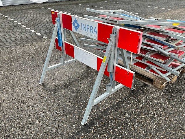 8x visser & visser afzetbord 150cm met voeten - afbeelding 6 van  6