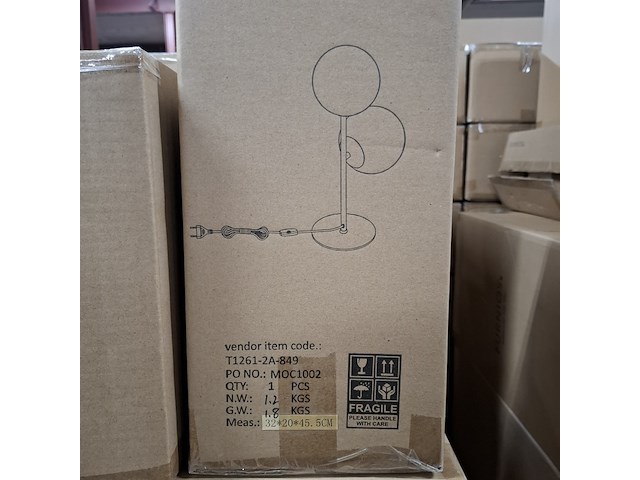 8x vloerlamp, furniqs, crystal - afbeelding 3 van  3