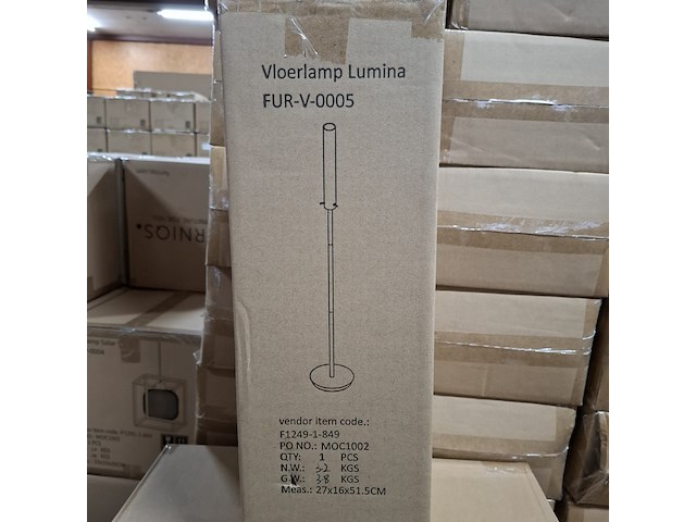 8x vloerlamp, furniqs, lumina - afbeelding 3 van  3