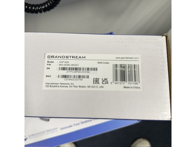 8x voip telefoon, grandstream, gxp 1625 - afbeelding 3 van  4
