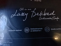 8x wasbaar lazy dekbed, antraciet - afbeelding 2 van  2