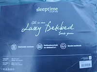8x wasbaar lazy dekbed, groen - afbeelding 3 van  3