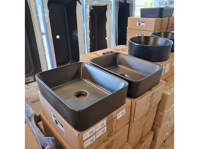 8x waskom best design, roveto, mat zwart - afbeelding 2 van  7