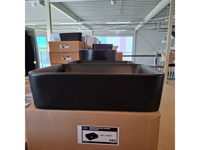 8x waskom best design, roveto, mat zwart - afbeelding 3 van  7