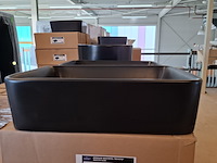 8x waskom best design, roveto, mat zwart - afbeelding 3 van  7