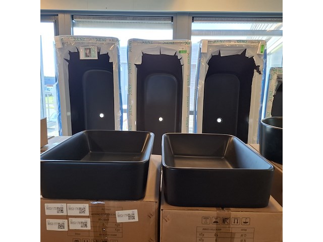 8x waskom best design, roveto, mat zwart - afbeelding 6 van  7