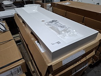 8x wastafel cortona, glans wit - afbeelding 6 van  8