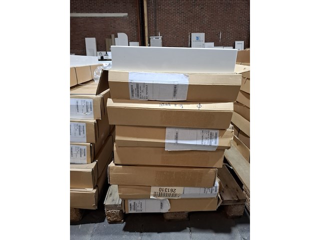 8x wastafel cortona, glans wit - afbeelding 7 van  8