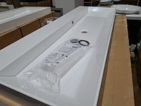 8x wastafel cortona, glans wit - afbeelding 7 van  9