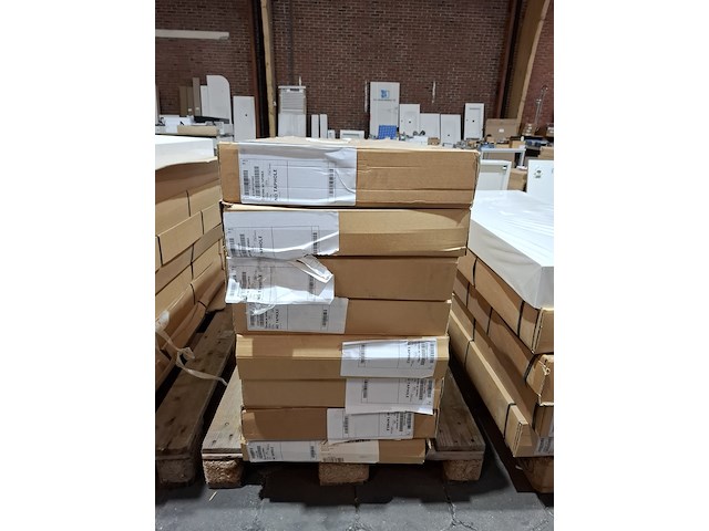 8x wastafel cortona, glans wit - afbeelding 8 van  9