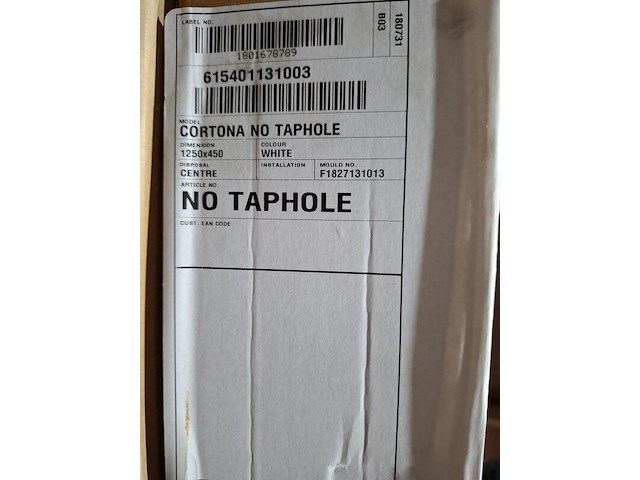 8x wastafel cortona, glans wit - afbeelding 9 van  9