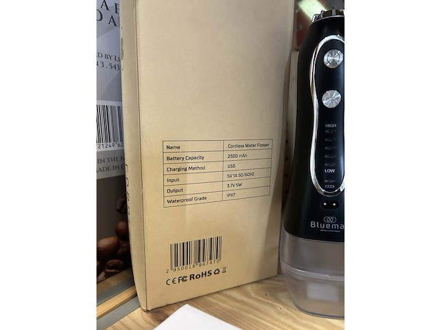 8x waterflosser draadloos bluemay - afbeelding 6 van  7