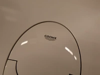 8x wc bedieningsplaat grohe, skate air, alpinewit - afbeelding 4 van  8